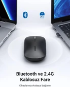 UGREEN Kablosuz Mouse 2.4GHz 4000 DPI Sessiz Bluetooth Mou - 2