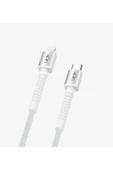 Linktech Linktech K599 Type-c To Lightning Örgü Metal Başlı Şarj Ve Data Kablosu 3a 1mt - 2