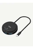 Linktech A200 Premium 7'sı 1 arada Kablosuz Şarj Pedi, USB-C HUB ve Kart Okuyucu - 2
