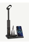 Linktech W799 Premium 3’ü 1 Arada Masaüstü Wireless Telefon Tutacağı & Şarj Aleti - 1