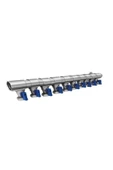FIRAT 1'' Mini Küresel Vanalı Kollektör (kırmızı-mavi) 12 Çıkışlı 1 Takım - 1