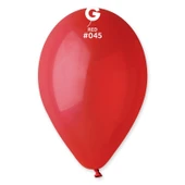 Balon Tek Renk 10" 100lü Kırmızı Gemar - 2