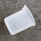 Epoksi Reçine Silikon Beaker Döküm Karıştırma Kabı Uçlu 100 ML thumbnail 2