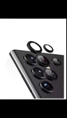 S24 ultra/S23 Ultra Kamera lens Koruyucu SİYAH - 1