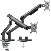 TWISTED MINDS TM-49-C012-G PREMİUM MEKANİK AMORTİSÖR 17"- 32" MAX 2X 9KG İKİLİ MONİTÖR KOLU - 1