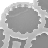 Epoksi Silikon Kalıp Dalgalı Kenar Kolye Anahtarlık Kalıbı 5 CM 10 Lu thumbnail 4