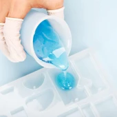 Epoksi Reçine Silikon Beaker Döküm Karıştırma Kabı Uçlu 100 ML thumbnail 3