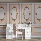 3D Pembe Panel Duvar Kağıdı Baskı thumbnail 4