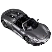 Burago 1:24 Porsche 918 Spyder Model Araba Gri 1/24 Ölçekli Model - 3