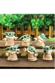 Baby Yoda 6'lı Figür Set Baby Yoda Biblo Set - 1