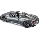 Burago 1:24 Porsche 918 Spyder Model Araba Gri 1/24 Ölçekli Model - 2