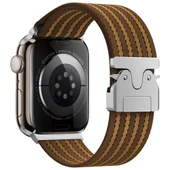 Apple Watch 42mm Zore KRD-133 Naylon Kumaş Hasır Örgülü Kordon - 6