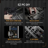 Asus Tuf Gaming B850M-PLUS Wi-Fi AMD AM5 DDR5 Micro ATX Anakart - 2