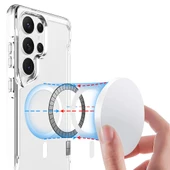 Galaxy S25 Ultra Kılıf Zore Magsafe Şarj Özellikli T-Max Magsafe Kapak - 9