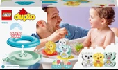 LEGO® DUPLO® İlk Banyo Zamanı Eğlencesi: Yüzen Hayvan Treni 10965-18 Ay ve Üzeri Okul Öncesi Yaştaki Çocuklar için Oyunc - 5