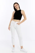 Kadın Fitilli Halter Yaka Crop Atlet - 10