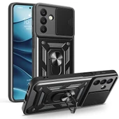 Galaxy A26 Kılıf Magnetik Standlı Kamera Korumalı Zore Sürgülü Vega Kapak - 2