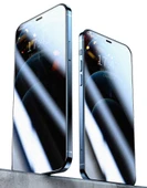 Apple iPhone 16E Zore Rika Premium Privacy Temperli Cam Ekran Koruyucu - 1