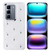 İnfinix Hot 50 Pro Plus 4G Kılıf Airbag Tasarımlı Simli Şeffaf Zore Kutup Kapak - 2