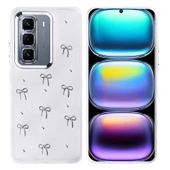 İnfinix Hot 50 Pro Plus 4G Kılıf Airbag Tasarımlı Simli Şeffaf Zore Kutup Kapak - 1