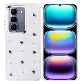 İnfinix Hot 50 Pro Plus 4G Kılıf Airbag Tasarımlı Simli Şeffaf Zore Kutup Kapak - 5
