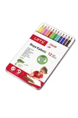 LETS KURU BOYA 12 RENK METAL KUTU L-4120T - 1