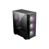 MSI MAG FORGE M100A AKRİLİK YAN PANEL 3X120MM 1X120MM ARGB FAN PSU YOK MATX GAMING KASA - 2