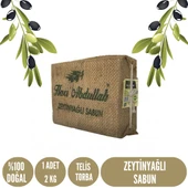 Zeytinyağlı Sabun - Garlı - 2 KG - Telis Torba - 1