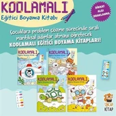 Kodlamalı Eğitici Boyama Kitabı 4 6 Yaş 4 Kitap Takım KOLEKTİF - 1
