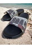 Kamuflaj Urban Desenli Plaj Havuz Bahçe Deniz Günlük Erkek Terlik thumbnail 1