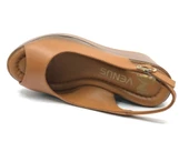 Venüs Torik Hakiki Deri Comfort Ortopedik Dolgu Taban Kadın Sandalet thumbnail 7