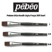 Pebeo Seri 205 Düz Sentetik Kıl Fırça No:5/8 - 2