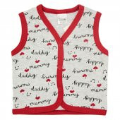 I LOVE DADDY  Baskılı Yelek - 3