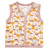 Çiçek  Baskılı Yelek - 1