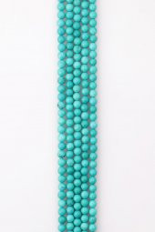 Turkuaz Doğal Taş Dizi 6 mm Küre Kesim thumbnail 1