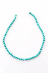 Turkuaz Doğal Taş Dizi 6 mm Küre Kesim thumbnail 2