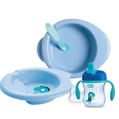 Chicco 4 Parça Beslenme Seti +6 Ay - Erkek - 1
