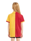 Galatasaray Orijinal Lisanslı Match Day Polo Çocuk T-shirt Gs Aslan Baskılı Hediyelik Ahşap Kutulu - 6
