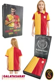 Galatasaray Orijinal Lisanslı Match Day Polo Çocuk T-shirt Metin Oktay Baskılı Hediyelik Kutulu thumbnail 1