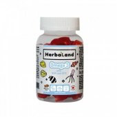 Herbaland Kids Omega 3 with DHA and EPA 60 Adet - 1