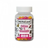 Herbaland Kids Calcium with Vitamin D3 60 Adet - 1
