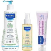 Mustela Bebek Günlük Seti (Şampuan Pişik Krem Masaj Yağı) - 1