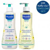 Mustela Stelatopia Çok Kuru Ciltler için Temizleme Seti (Şampuan Yağ) - 1