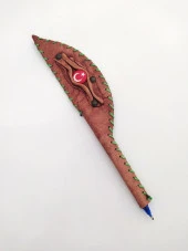 Deri Türk Bayraklı Tükenmez Kalem - 2