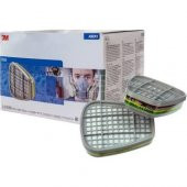 3M 6059 Abek1 Asit,Amonyak Gazı Ve Buhar Filtre 5 Çift - 5