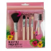 Nascita Makyaj Fırça Seti 5 Li Make-Up Brush Set Professional - 4