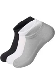 HAPPENS Unisex 3 çift Patik Çorap Spor Ayakkabı Kısa Soket Çorabı - 1