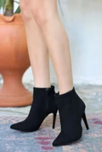 Blan Siyah Süet Topuklu Bot thumbnail 3
