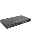 RUIJIE Reyee 16 Port RS-ES118GS-P 10/100/1000 2x Port Combo Gigabit SFP PoE Switch (247W) Çelik Kasa Rack Mount - 1