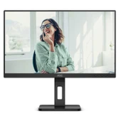 23.8 AOC 24P3CV IPS 4MS 75MHZ 1XHDMI 1XDP USB TYPE-C FHD 1920X1080 HOPARLÖR ÇERÇEVESİZ FLICKER-FREE PIVOT VESA SİYAH - 1